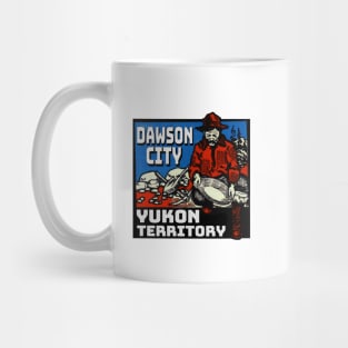 Dawson City Yukon Gold Mining Territory Panning Pan Miner Mug